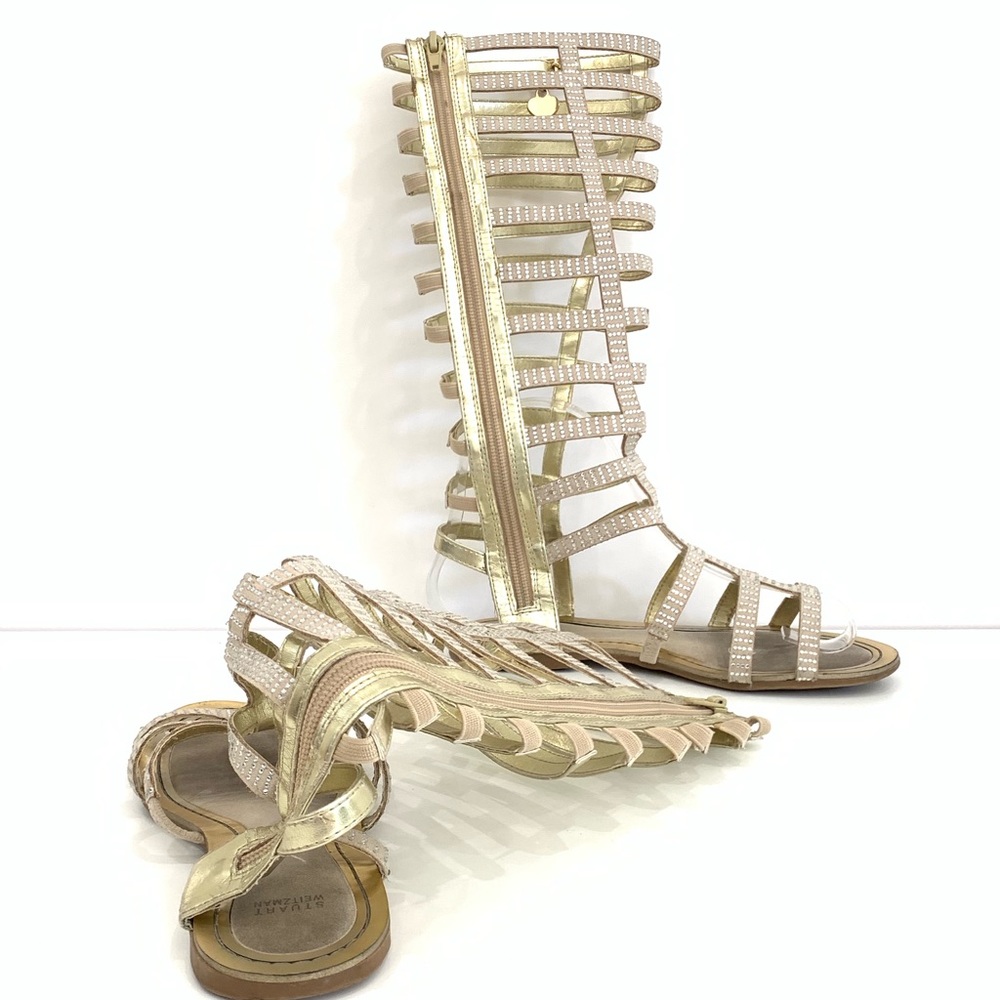 Stuart Weitzman girls gladiators